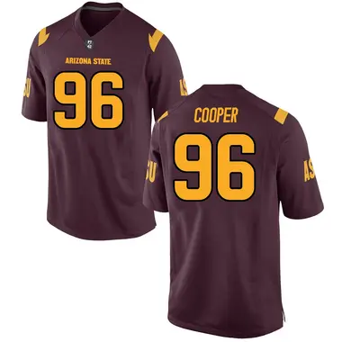 Anthonie Cooper Men's Arizona State Sun Devils Maroon Football College Jersey - Game