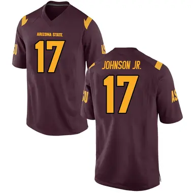 Chad Johnson Jr. Men's Arizona State Sun Devils Maroon Football College Jersey - Replica